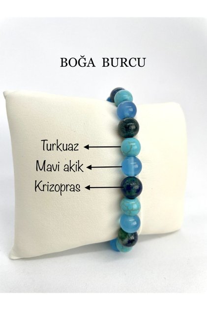 Orijinal Boğa Burcu Bileklik