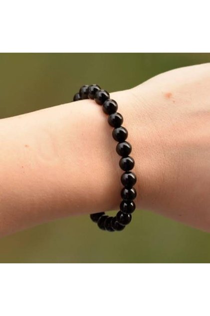 Obsidian Natural Stone Bracelet 8 Mm