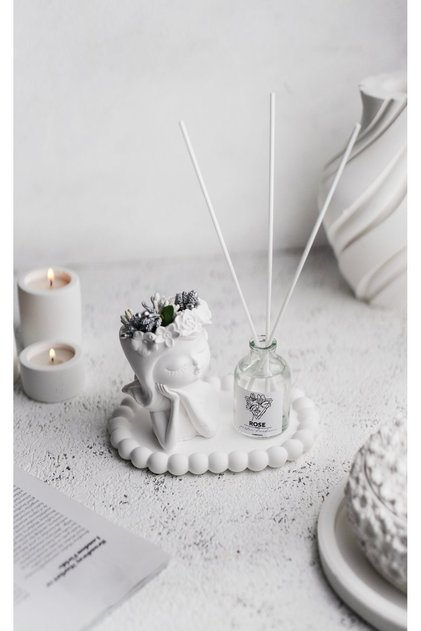 Rose Oda Kokusu & Uyuyan Çiçekli Kız Set
