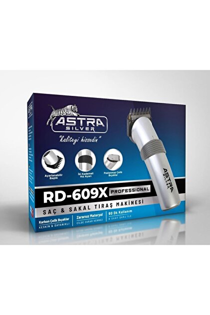 Genel Markalar Yok Saç-Sakal-Vücut ASTRA SİLVER RD-609X