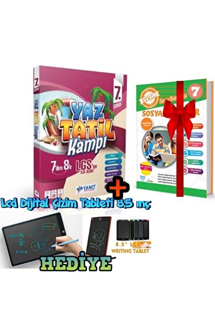 Yanıt Yayınları Yanıt 7. Sınıf Yaz Tatil Seti - 7 .sınıftan 8