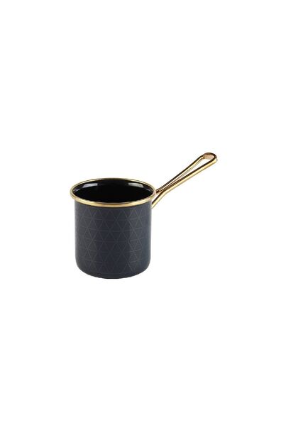 Crystal Enamel Induction Based Small Coffee Pot Anthracite