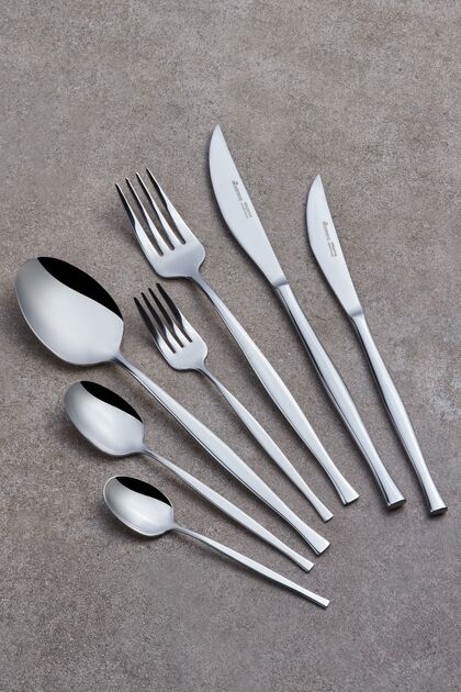 Istanbul 84 Piece Elegance Cutlery Set for 12 Persons