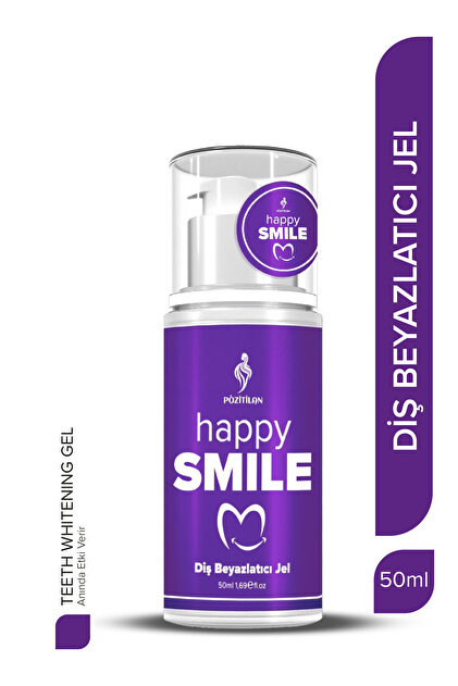 happysmile POZİTİLAN Beyazlatıcı Diş Jeli Happy SMİLE 50 ml - Fiyatı, Yorumları