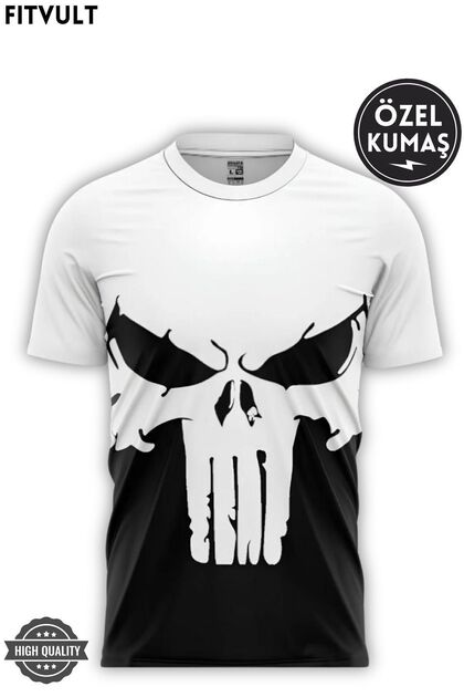 FitVult Antrenman Spor Mma Fitness Boks Punisher Forma Tişört