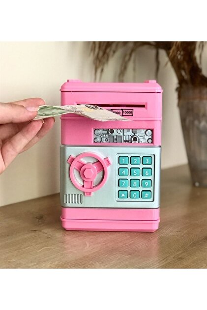 Genel Markalar Dekoratif Hediye Kumbara Şifreli Atm Kasa Para