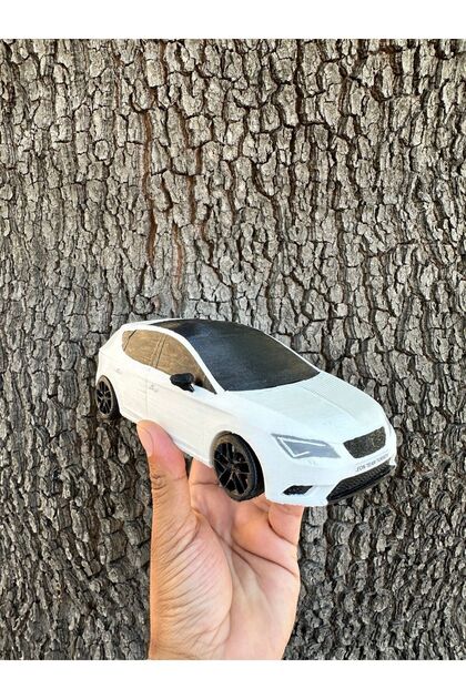 Seat Leon Beyaz Renk 20 Cm Maket Leon Araba