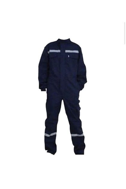 Lacivert 16/12 Gabardin Kumaş Boy Tulumu