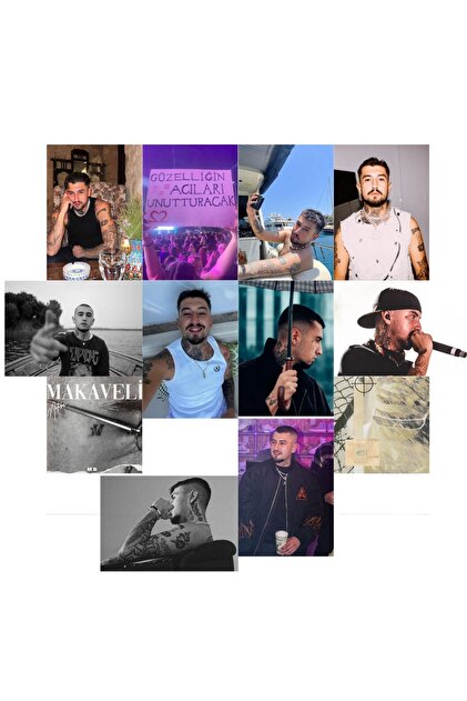Ororabutik Motive Rap Poster Seti-12 Adet-A5 - Fiyatı, Yorumları