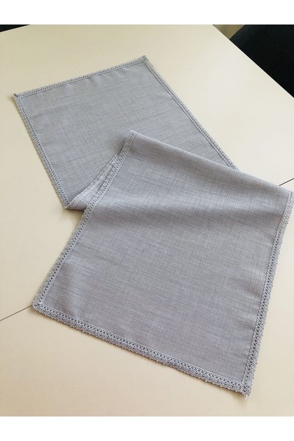 35*110 cm işlenebilir linen kumaş runner