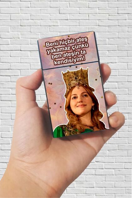 Tabaka Ateşin Ta Kendisiyim Standart Plastik Sigara Kutusu