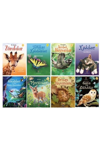 Tübitak Yayınları İlk Okuma Seti - Zürafalar - Kediler - Orman