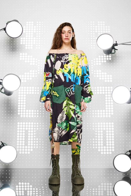 Multicolored Dress 15229