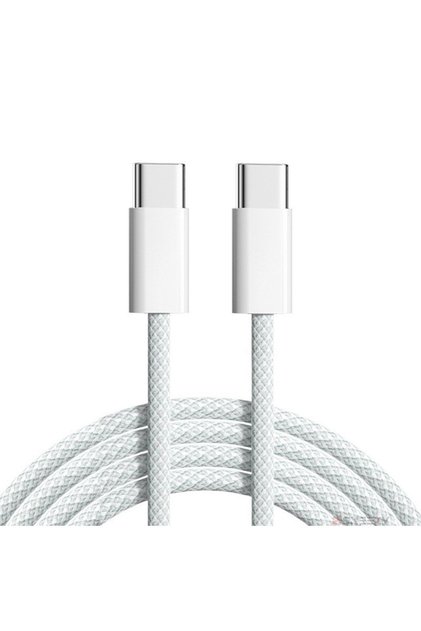 İphone 15 - 15 Plus Uyumlu Typ-C & Typ-C 20W 1Mt Hızlı Şarj Kablosu