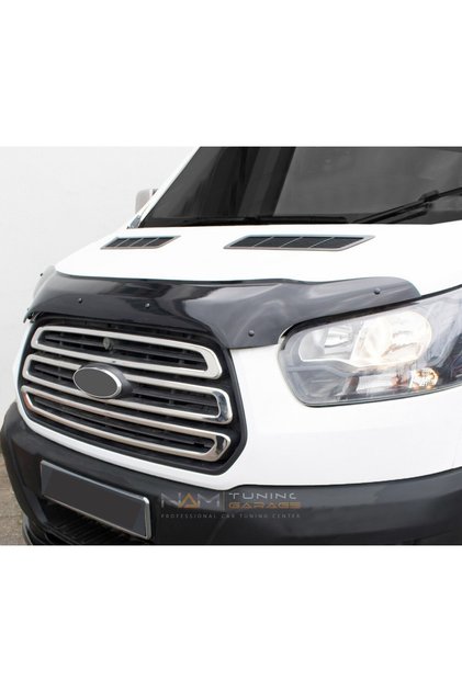 Ford Transit Kaput Rüzgarlık Deflektör Kaput Koruma 2014 ve üzeri Parlak Siyah