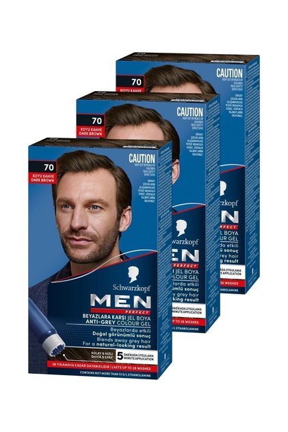 Men Perfect K.kahve 3lü Erkek Saç Boyası 70