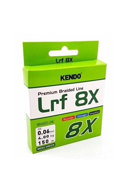 Kendo Lrf 8x 150 Mt 0.08 Mm- 0.06 Mm Örgü Ip Moss Green - Fiyatı