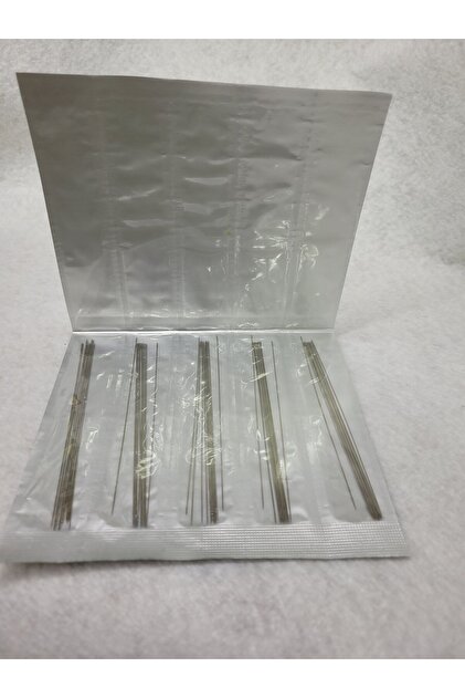 Boncuk İğnesi No:100 5 Paket Uzunluk 10cm ince Dikiş iğnesi