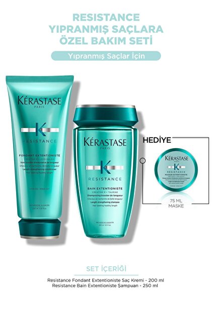 Kerastase Resistance Yıpranmış Saçlara Özel Bakım Seti - Şampuan