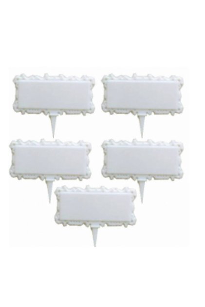 Patisserie Pastry Cake Cookie Dessert Label Tag Price Lettering Label 20 Pieces Plastic Ice Cream Label