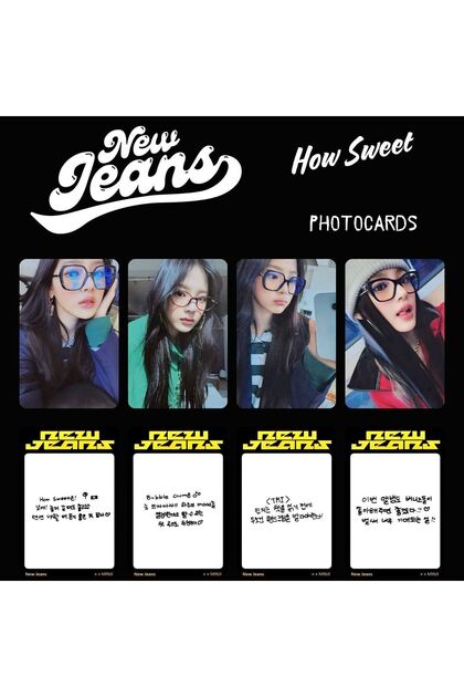 Kpop Dünyasi NEW JEANS '' How Sweet '' HANNI Photocards Set