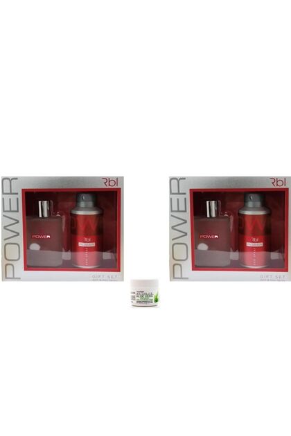Rebul Power Erkek Parfüm Edt 90 Ml Ve Erkek Deodorant Sprey 150 Ml Kofre 2x adet + el kremi hediye
