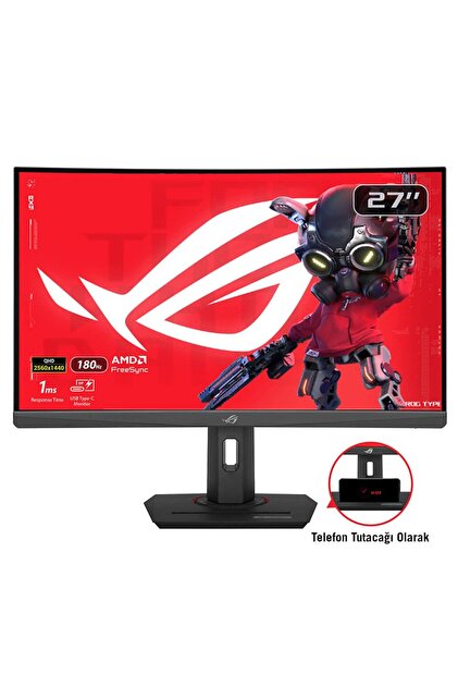 ASUS 27インチ WQHD 180Hz モニター ASUS ROG Strix XG27WCS 27 inç 180Hz 1ms 2K WQHD FreeSync Fast VA