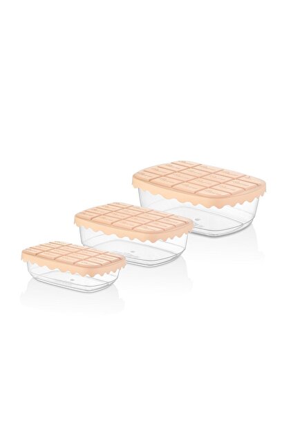 Sunplast Choco Box Çikolata Kapaklı Saklama Kabı 3'lü Set - Fiyatı