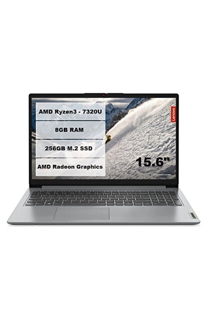 LENOVO Ideapad1 AMD Ryzen 3-7320U 8GB 256GB SSD DOS 15.6