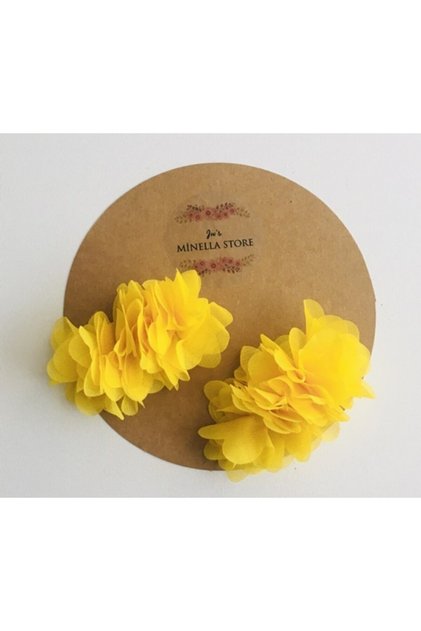 Yellow Girl's 2-Piece Clip Frida – Buckle