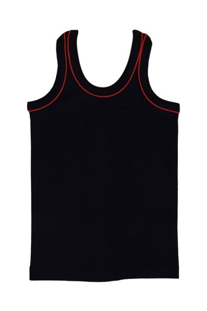 Boy's Black Red Sports Tank Top 130