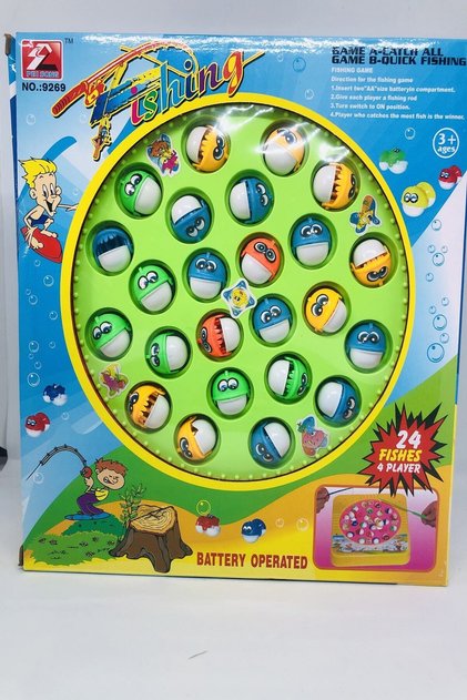 Hareketli Ve Sesli Balık Tutma Oyun Seti
