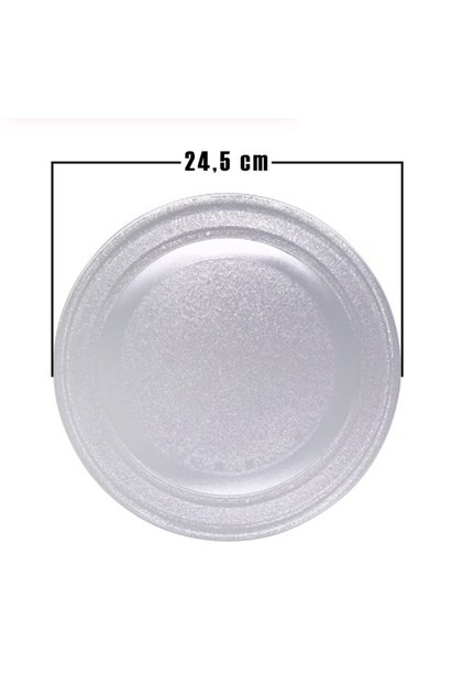 Mikrodalga Fırın Cam Tepsi 24.5 Cm