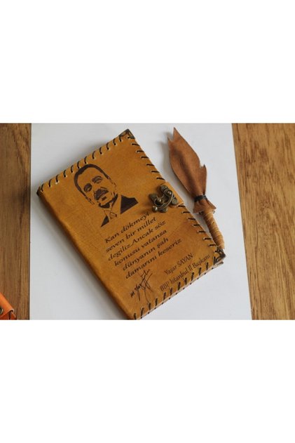 Muhsin Yazıcıoğlu Leather Notebook