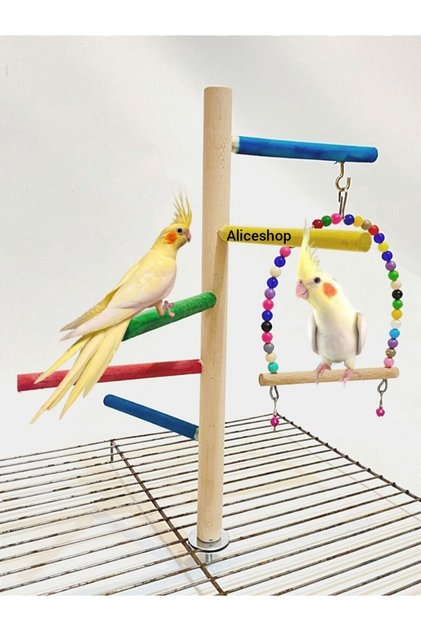 Cage Top Perch Is Suitable for Sultan Parrots and Birds of Similar Size