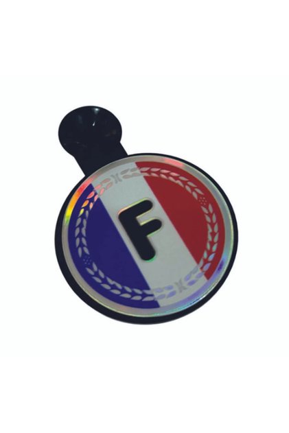 Oto Resimlik Pleksi Arma Fransa (f) Vantuzlu Si?yah 7 Cm