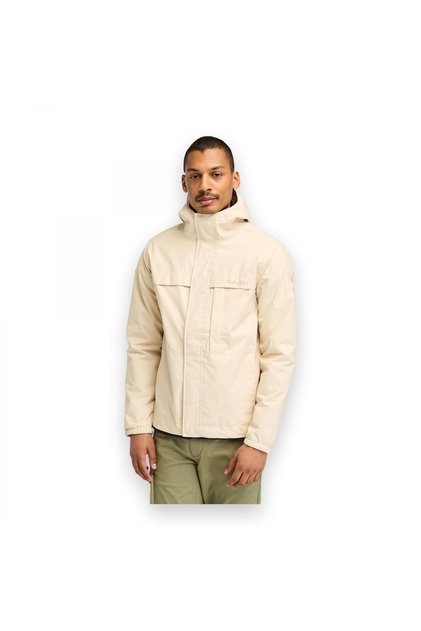 Tb0A5 Water Resistant Shell Jacket Cream Unisex Jacket
