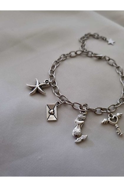 Mermaidcore Sea Theme Charm Bracelet