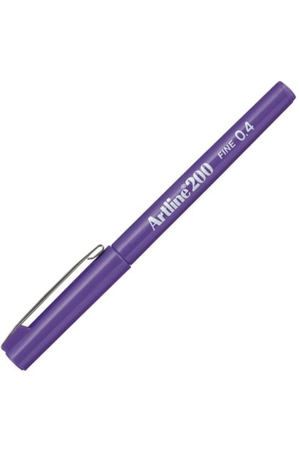 200 Fine 0.4 Fineliner Felt Tip Pen Purple