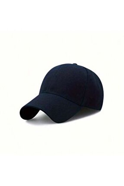 FELLMENS Navy Blue Cotton Mesh Cap Tenisci Men's Hat- Trendyol