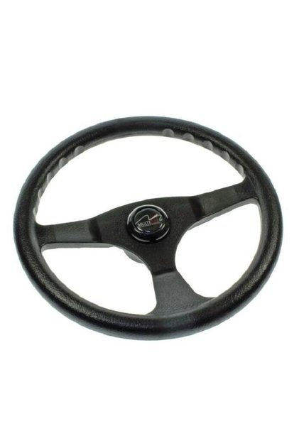 Tekne Direksiyon Simidi, 35cm, Siyah, Tekne Dümen Simidi