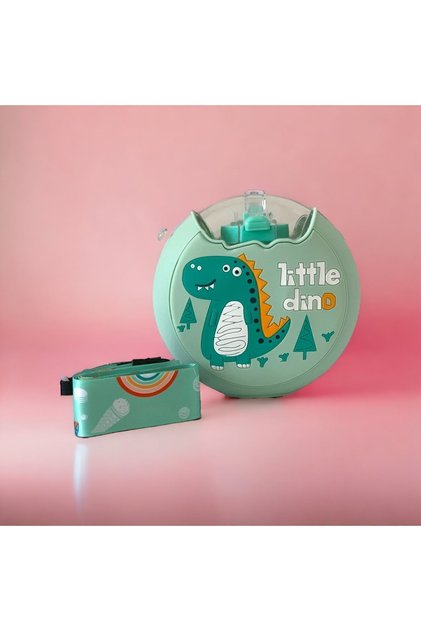 Çocuk Su Matarası(YUVARLAK LITTLE DINO DINOZOR DONUT)