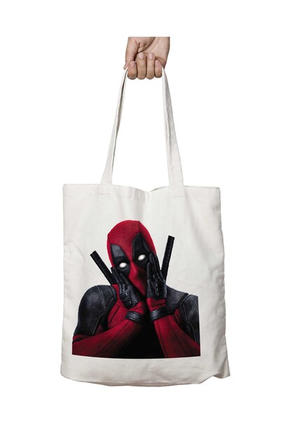 Deadpool Sad - Two Sides Lasting and Washable Shoulder Tote Bag