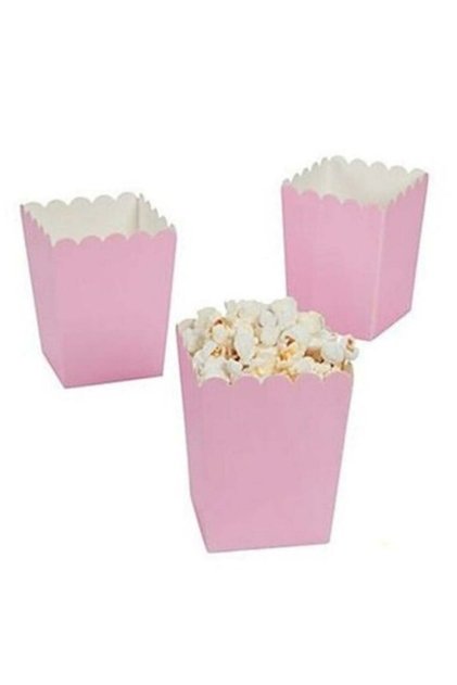 8-Pack Macaron Pink Corn Box