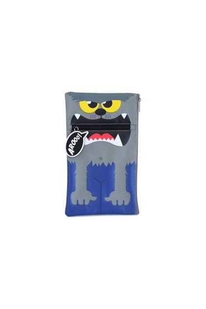 Monster Plain Gray Pencil Case Pm16357