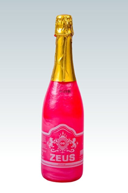 OS ZEUS Zeus Alkolsüz Simli Şampanya Çilek Aromalı (parti, Düğün