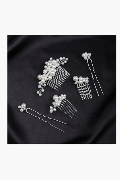 Scalloped Bridal Titanium Set Bridal Comb Titanium Bridal Titanium, Bridal Hair Accessory Bridal Titanium