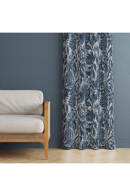 Digital printed backdrop curtain single wing 140 x 260 cm Edge Folded Stitched