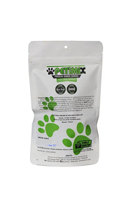 Petimix Freeze Dry Hamsi 40g Kedi Ödül Maması - Fiyatı, Yorumları