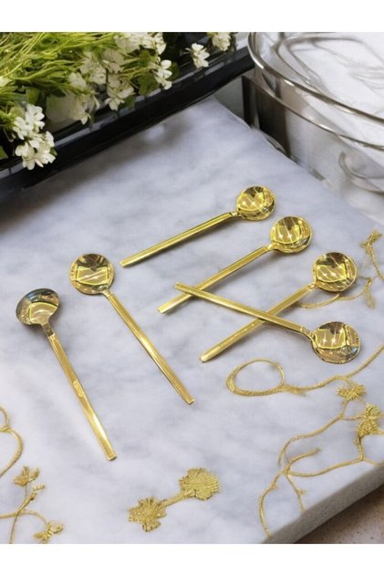 Rio 6-Pack Teaspoon Gold